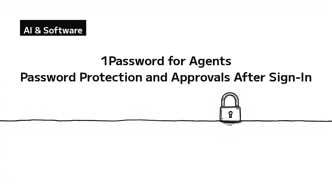 Monochrome line drawing of a small padlock resting on a thin horizon line