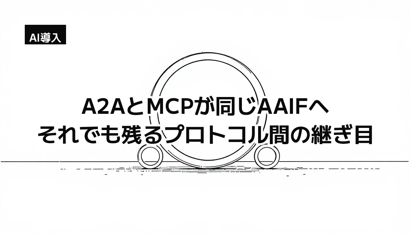 白地に細い黒線で描かれた、接地線の上に立つ大きな輪と、その足元に並ぶ2つの小さな輪のモノクロイラスト