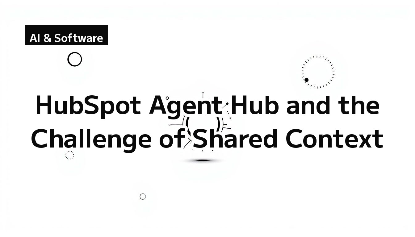Monochrome fine-line illustration of circles of varying sizes and stroke styles scattered across white space, none of them connected to one another (a metaphor for a fragmented view of the customer)